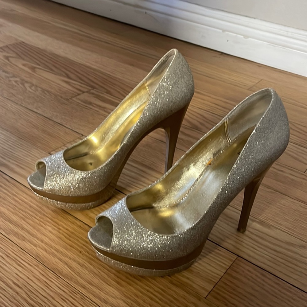 Gold heels